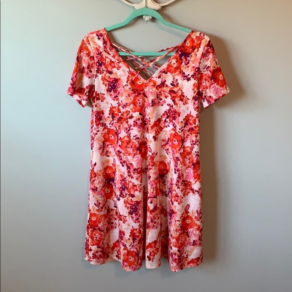 Women’s floral dress from Lizard Thicket Boutique